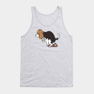 Coffee makes me poop Beagle Tank Top